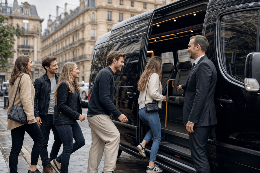 Vive una fiesta inolvidable con tus amigos en un minibús, disfrutando música y seguridad sin preocupaciones de tráfico. Comparte gastos y personaliza tu viaje.