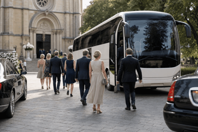 Organiza fácilmente el transporte de tu boda: evalúa necesidades, elige medios adecuados y comunica horarios a los invitados para un desplazamiento cómodo.
